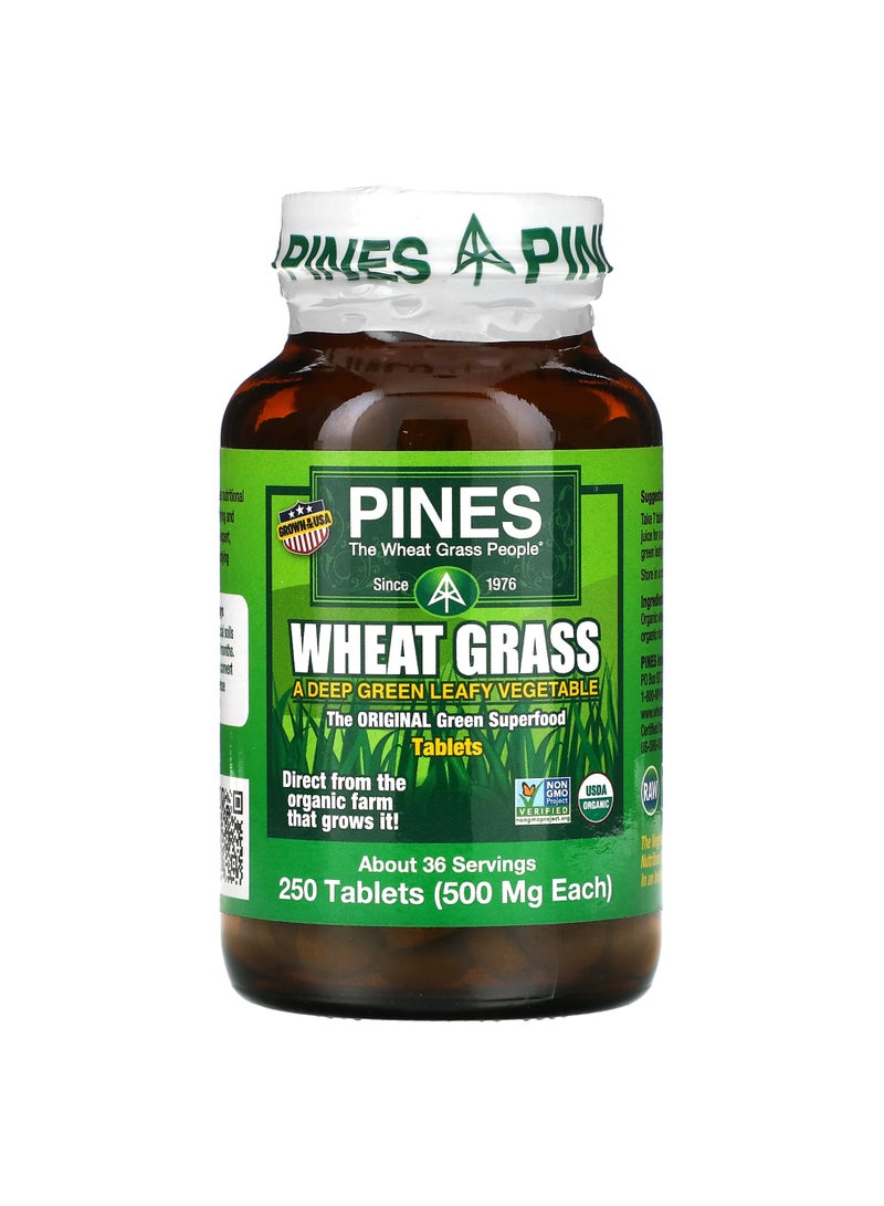 Wheat Grass, 250 Tablets